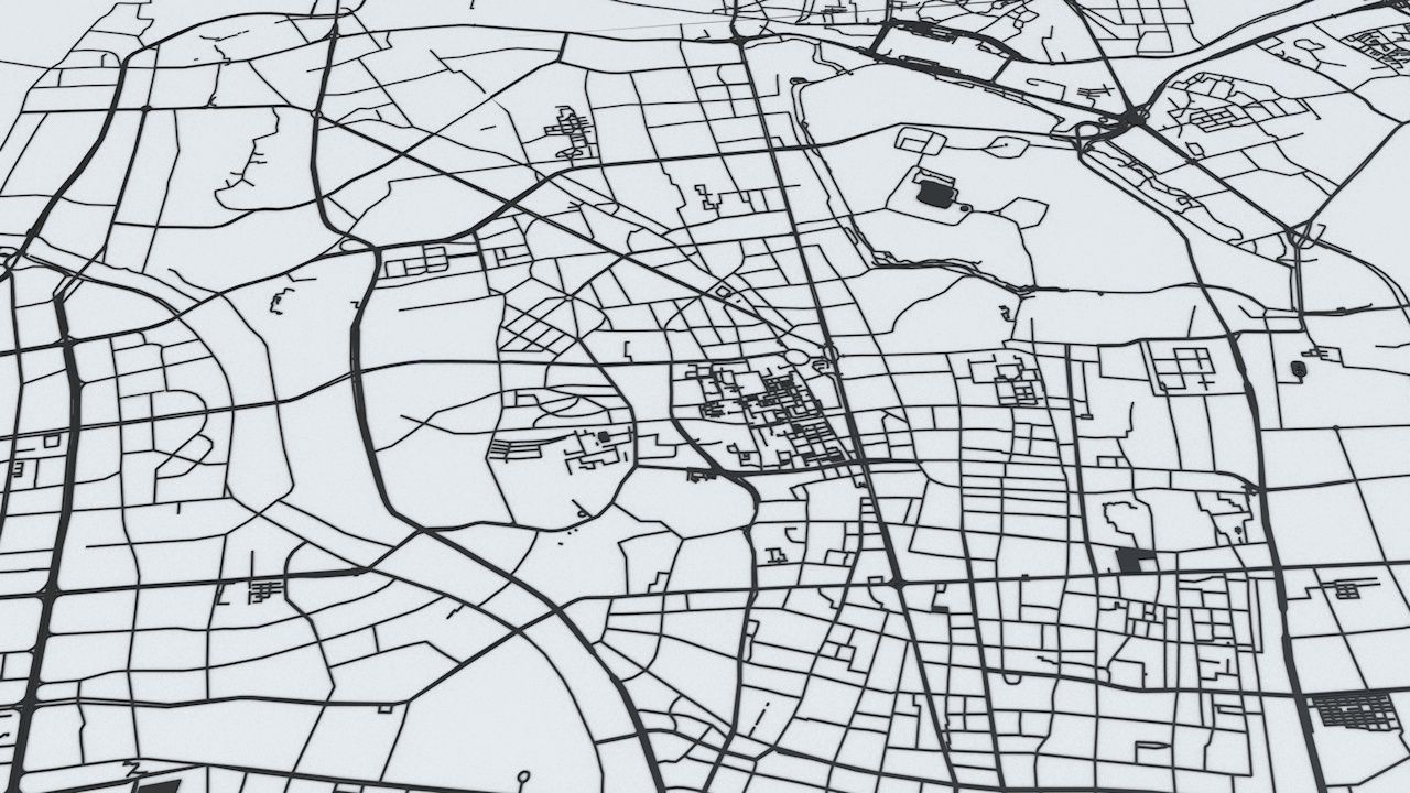 Nanjing Road Network and Streets 3D model_4