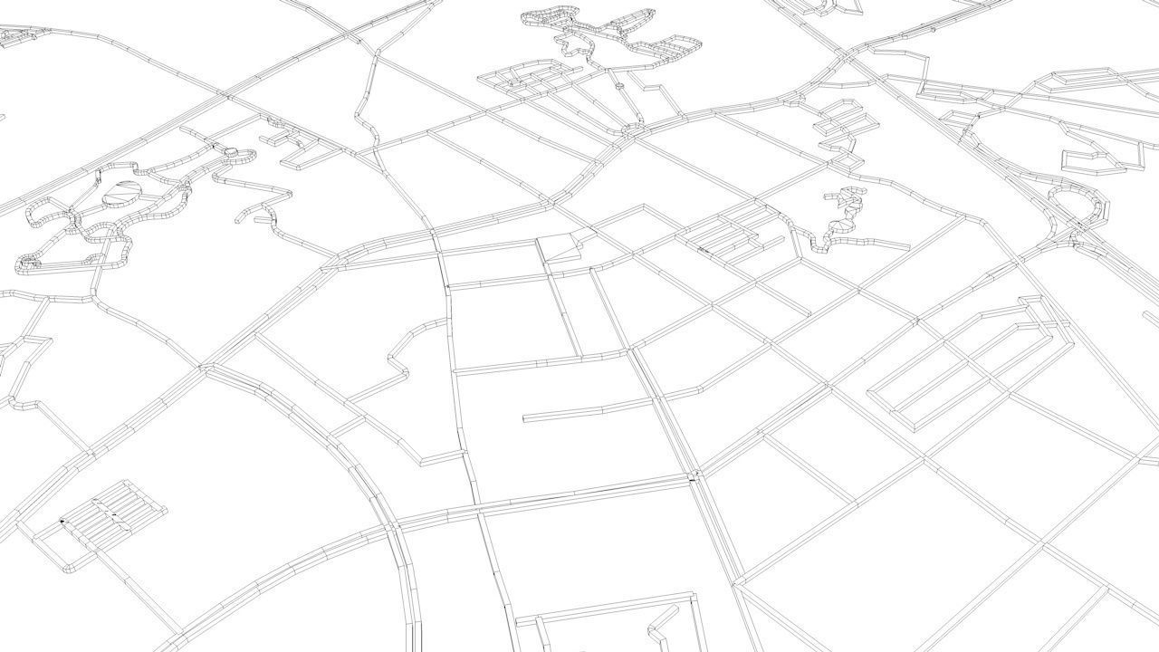 Nanjing Road Network and Streets 3D model_12