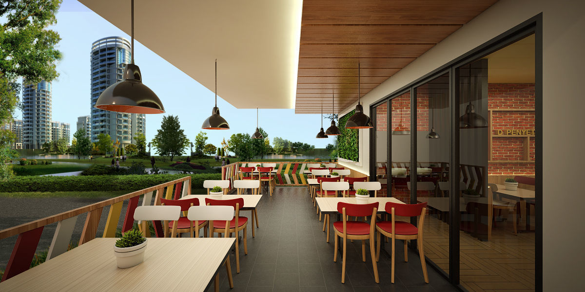 Simple Restaurant 3D model_3