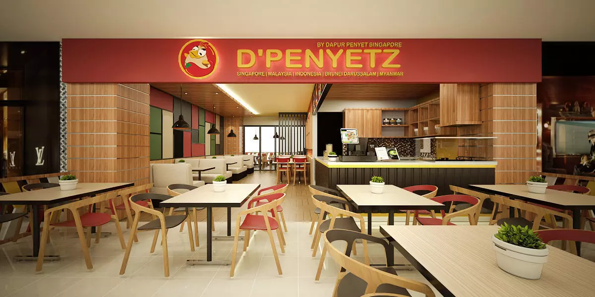 Simple Restaurant 3D model_0