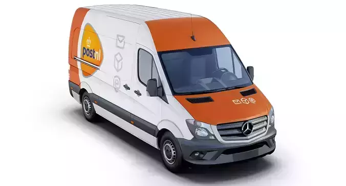  Mercedes-Benz Sprinter PostNL 3D model