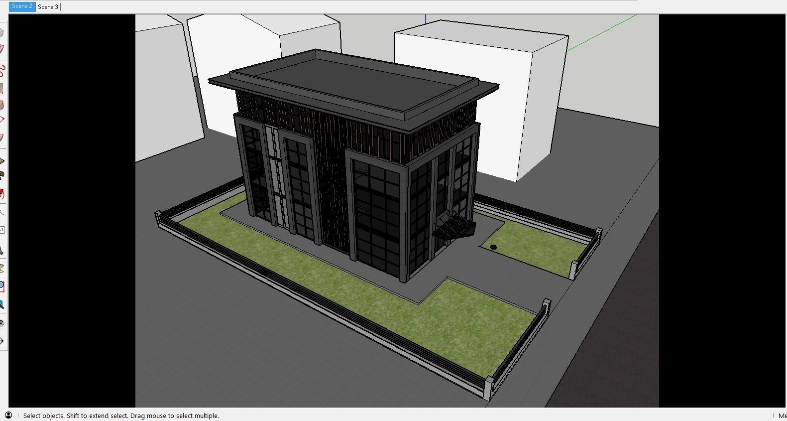 Office Facade Design-Lumion 3D model_4