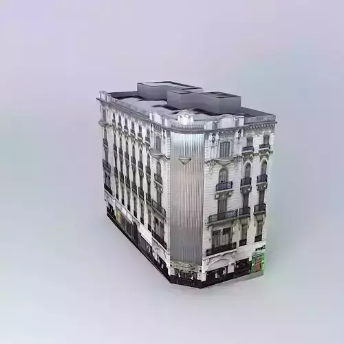 Ex Palace Hotel Free 3D model