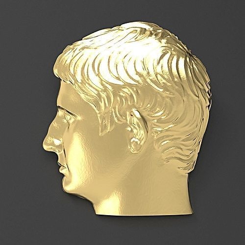 Emperor Augustus pendant 3D print model
