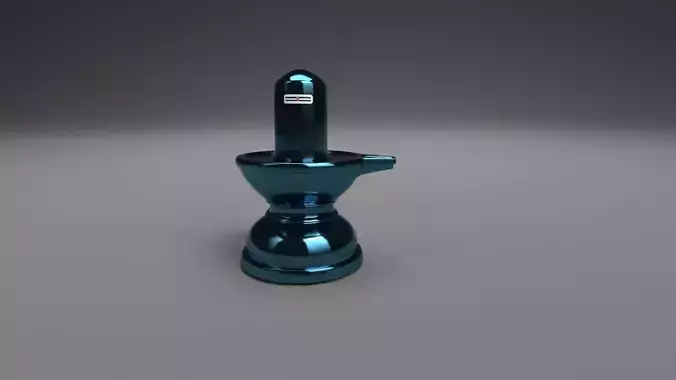 Shiva Lingam Low-poly 3D model