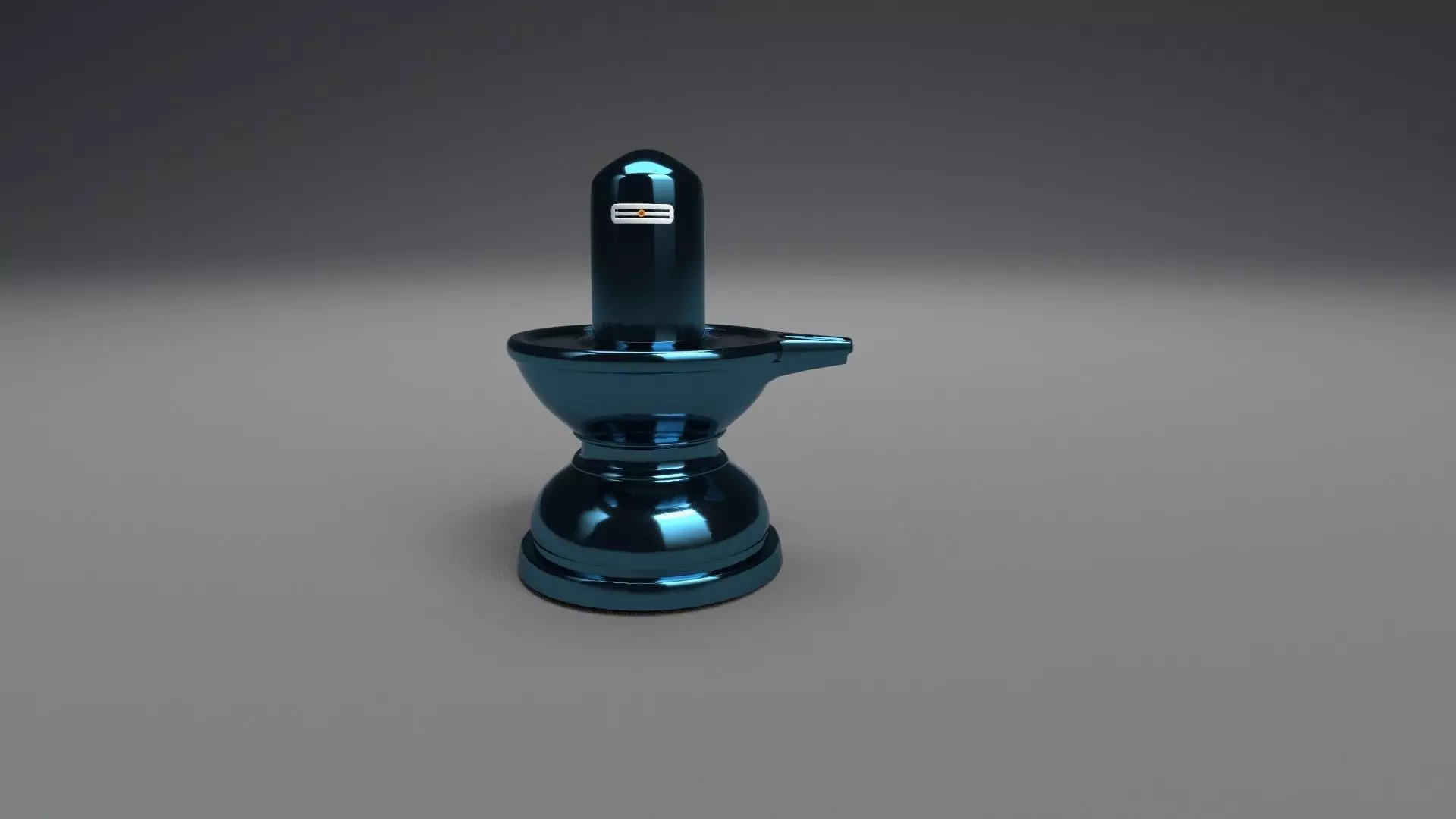 Shiva Lingam Low-poly 3D model_0