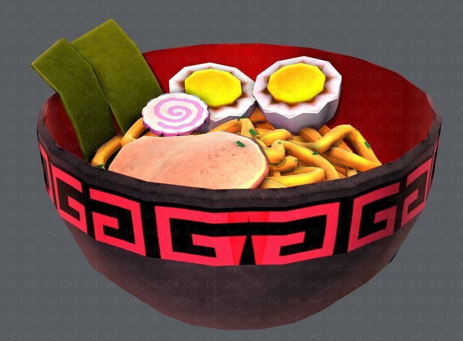 Ramen V01 Low-poly 3D model_18