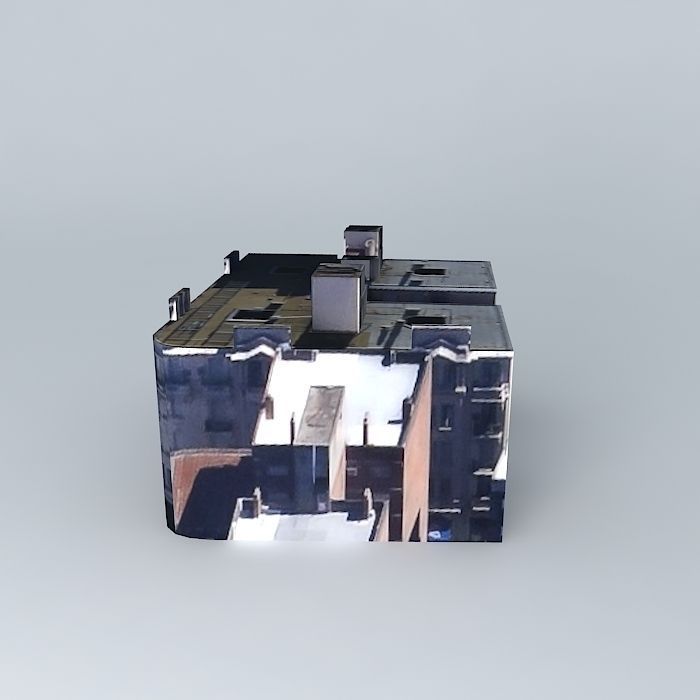 Building at Center  Rosario Santa Fe Argentina Free 3D model_2