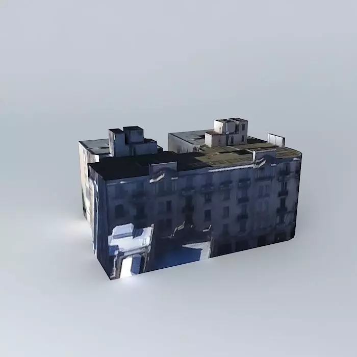 Building at Center  Rosario Santa Fe Argentina Free 3D model_0