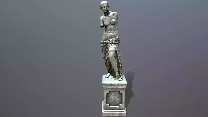 Venus  de  Milo Low-poly 3D model