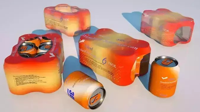 Can package 250ml 3D model 3D model
