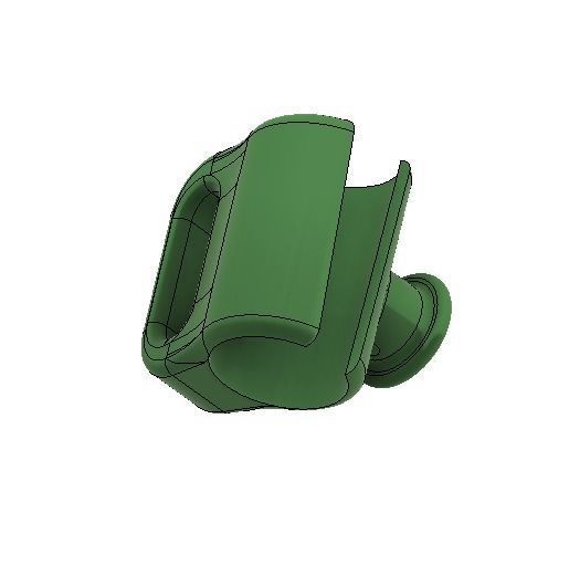 Clipper Lighter Casing Thing with Wick Reel 3D print model_6