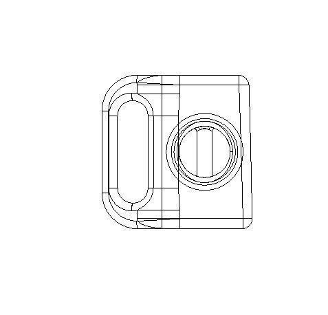 Clipper Lighter Casing Thing with Wick Reel 3D print model_8