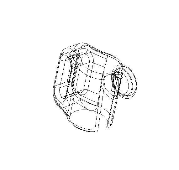 Clipper Lighter Casing Thing with Wick Reel 3D print model_10