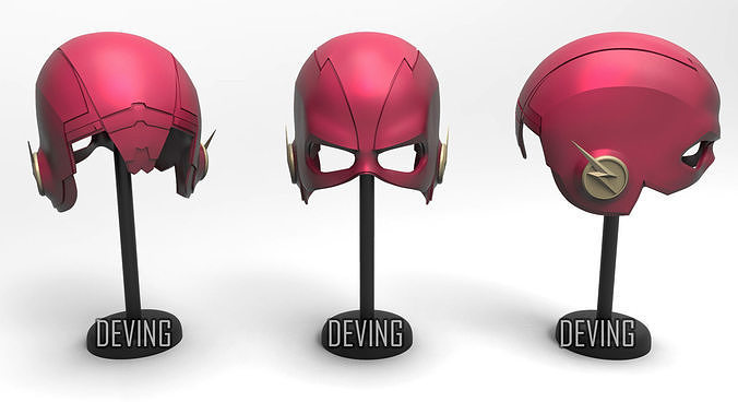 CW fLASH HELMET-SEASON 5 3D print model