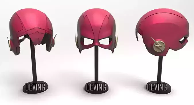 CW fLASH HELMET-SEASON 5 3D print model