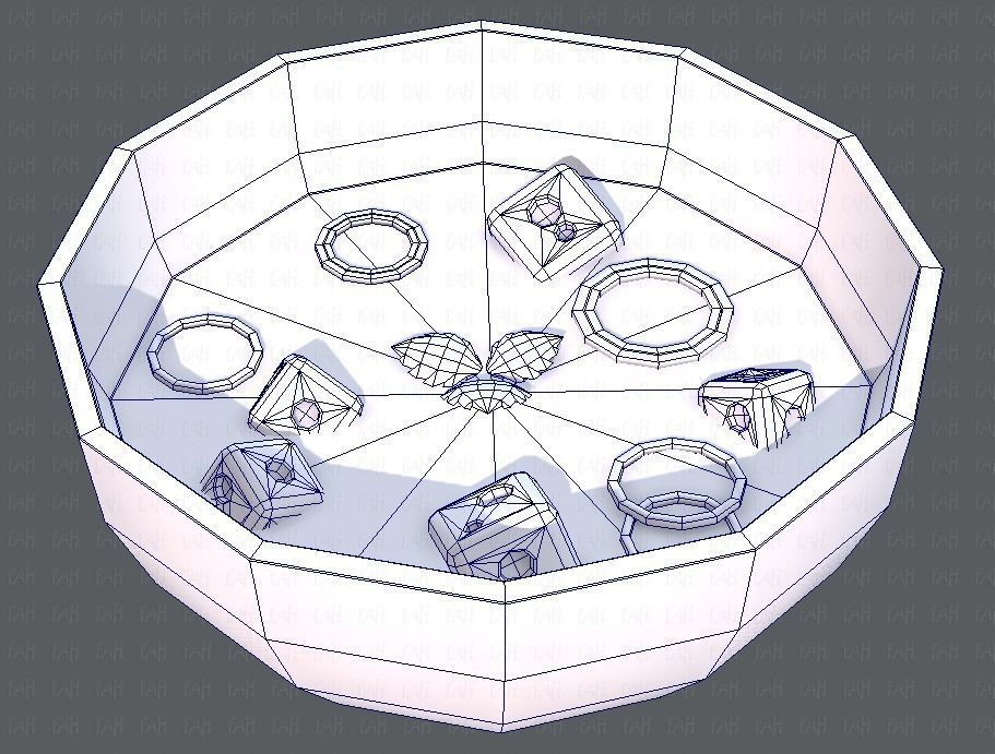 Soup V01 Low-poly 3D model_32