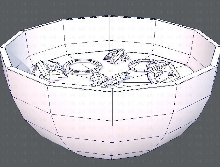 Soup V01 Low-poly 3D model_36