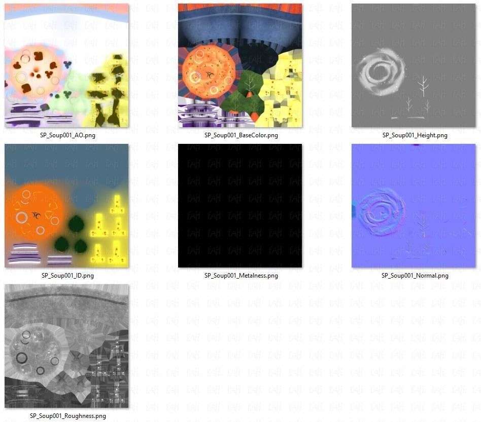 Soup V01 Low-poly 3D model_42