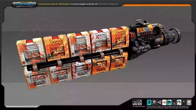 FEDERATION Freighter GB2 Low-poly 3D model