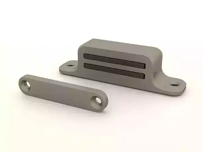 Magnetic door catch simple design