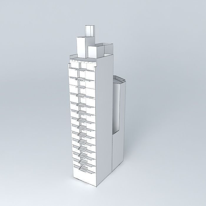Building Canyon Free 3D model_4