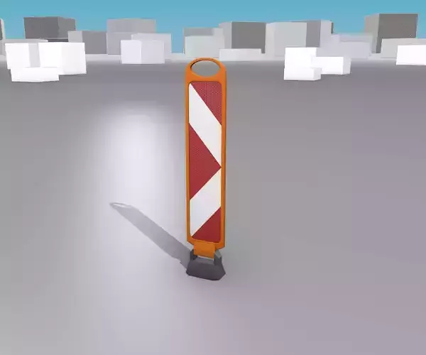 White and Red Road Traffic Barrier - Part 9-