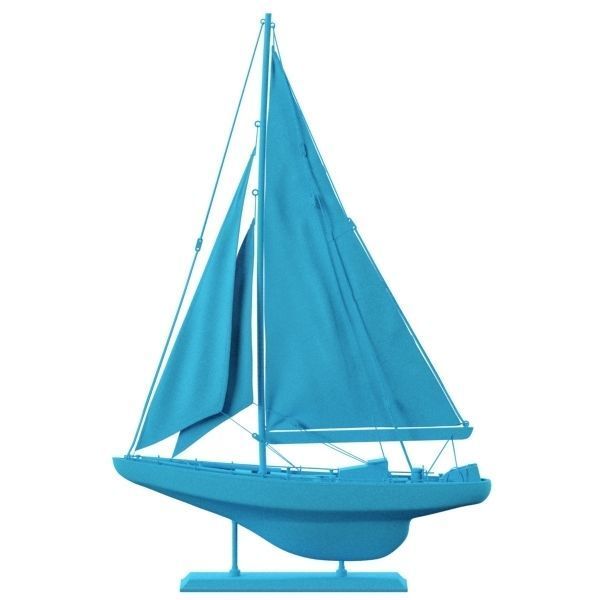 3DModel  Tall Wood and Canvas Ship Model 3D model_7