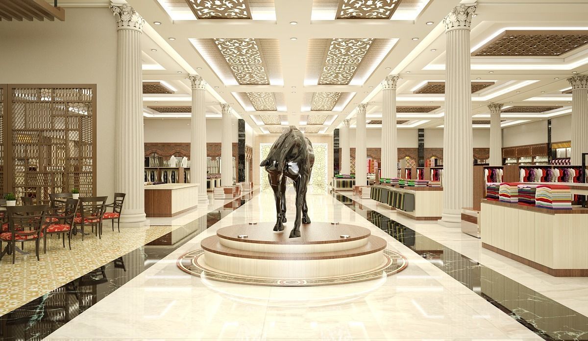 Traditional Shopping Store 3D model_3