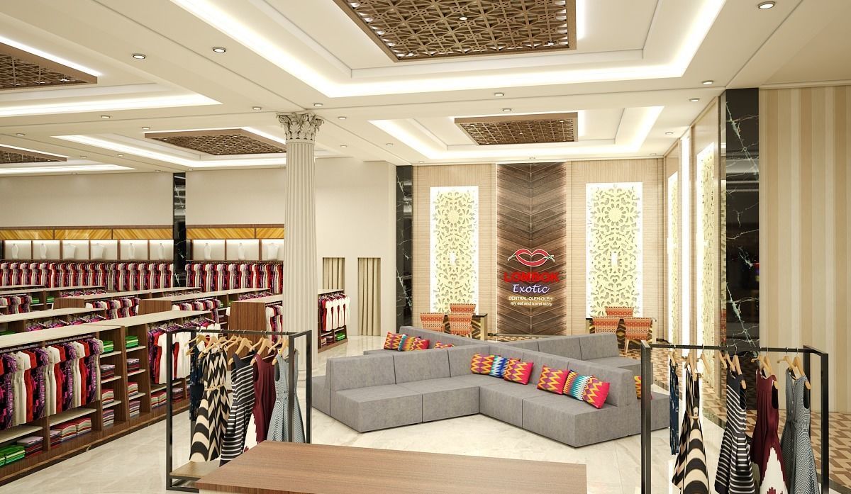 Traditional Shopping Store 3D model_7