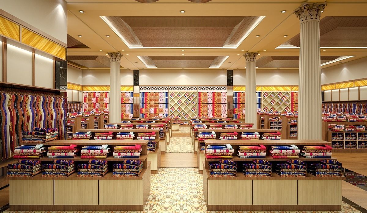 Traditional Shopping Store 3D model_9