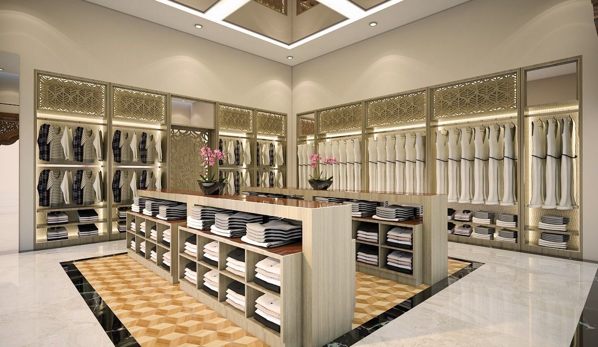 Traditional Shopping Store 3D model_2