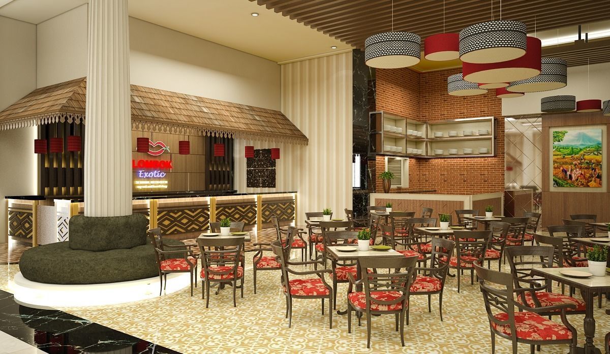 Traditional Shopping Store 3D model_6