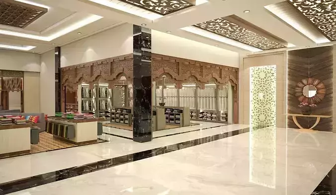 Traditional Shopping Store 3D model