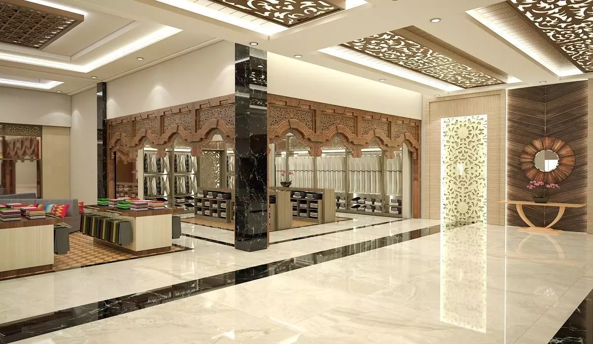 Traditional Shopping Store 3D model_0