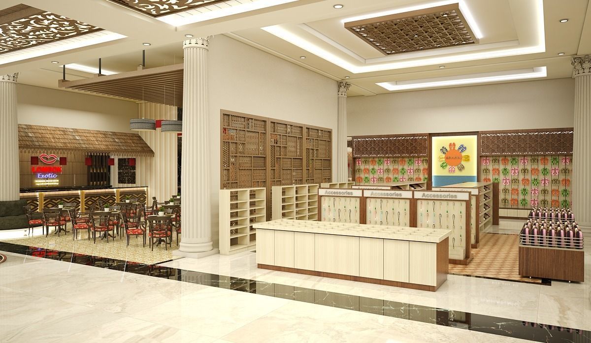 Traditional Shopping Store 3D model_10