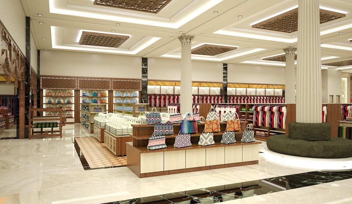 Traditional Shopping Store 3D model_5