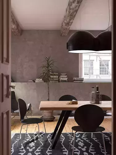 Modern dining room
