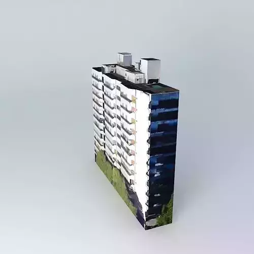 Building at Center Rosario Santa Fe Argentina Free 3D model