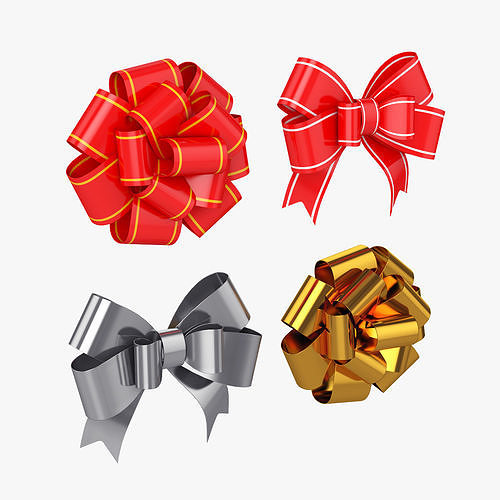 Gift bow 3D model