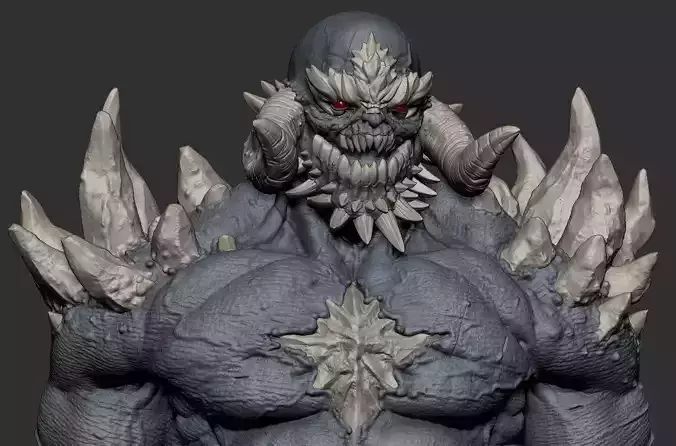 Doomsday demon 3D print model
