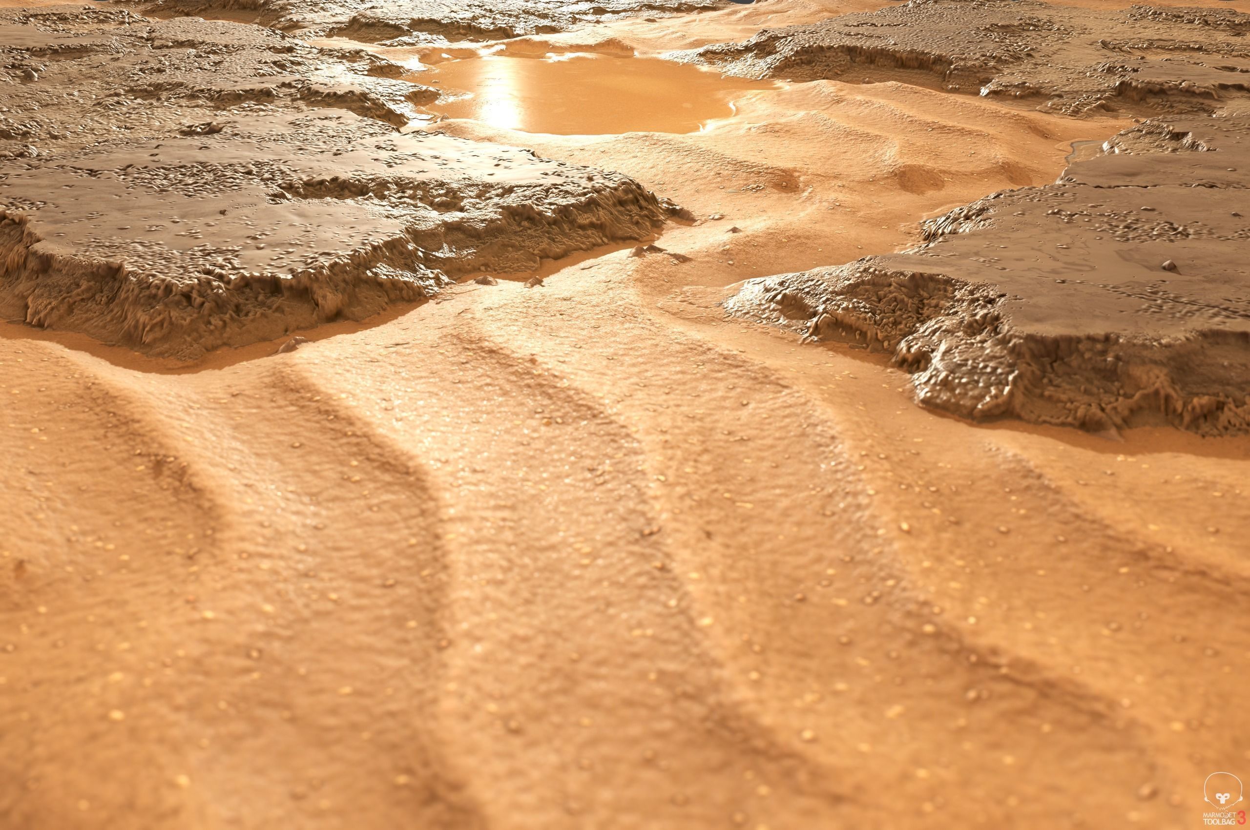 Procedural rocks with sand Texture_1