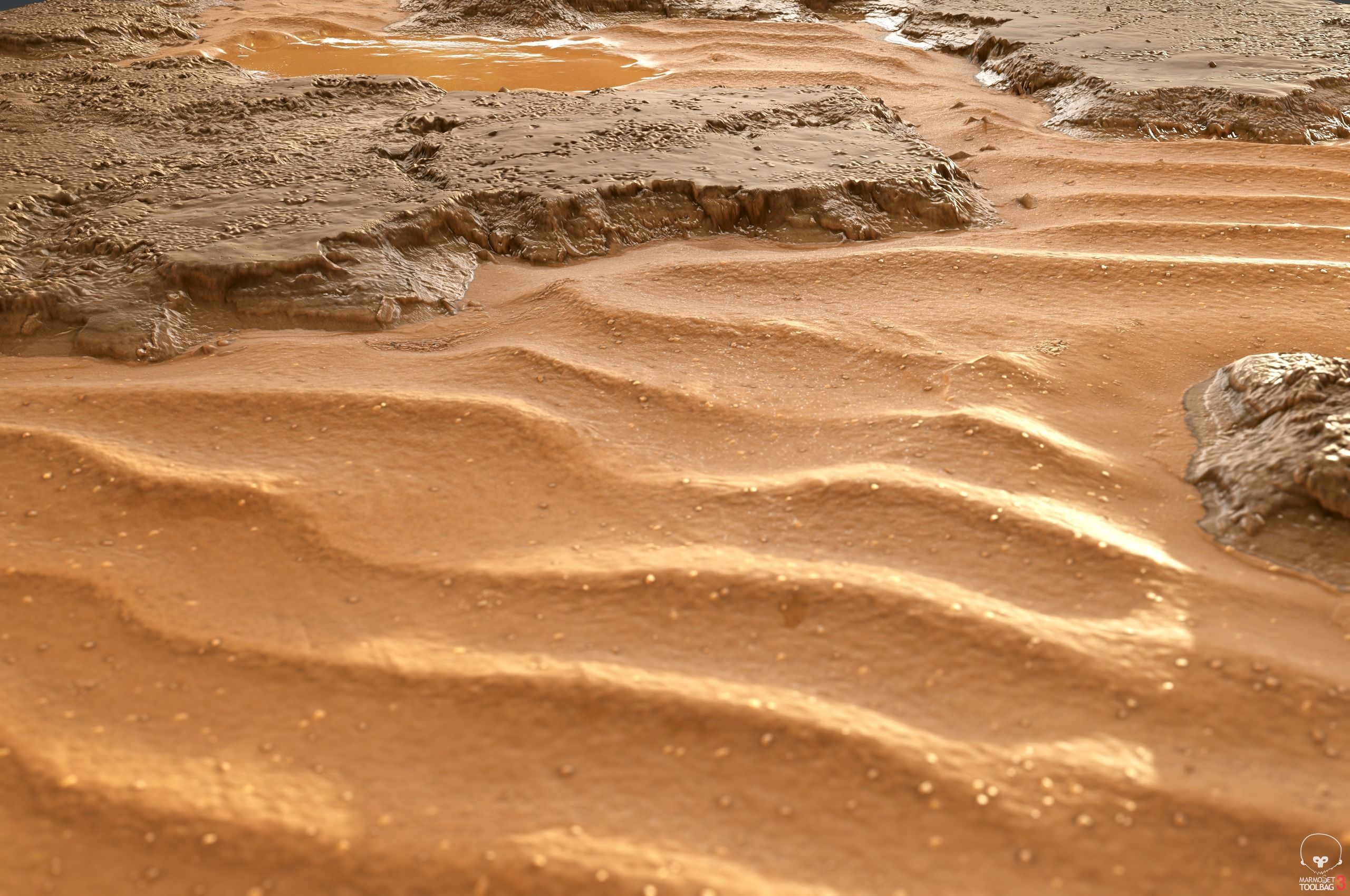 Procedural rocks with sand Texture_2