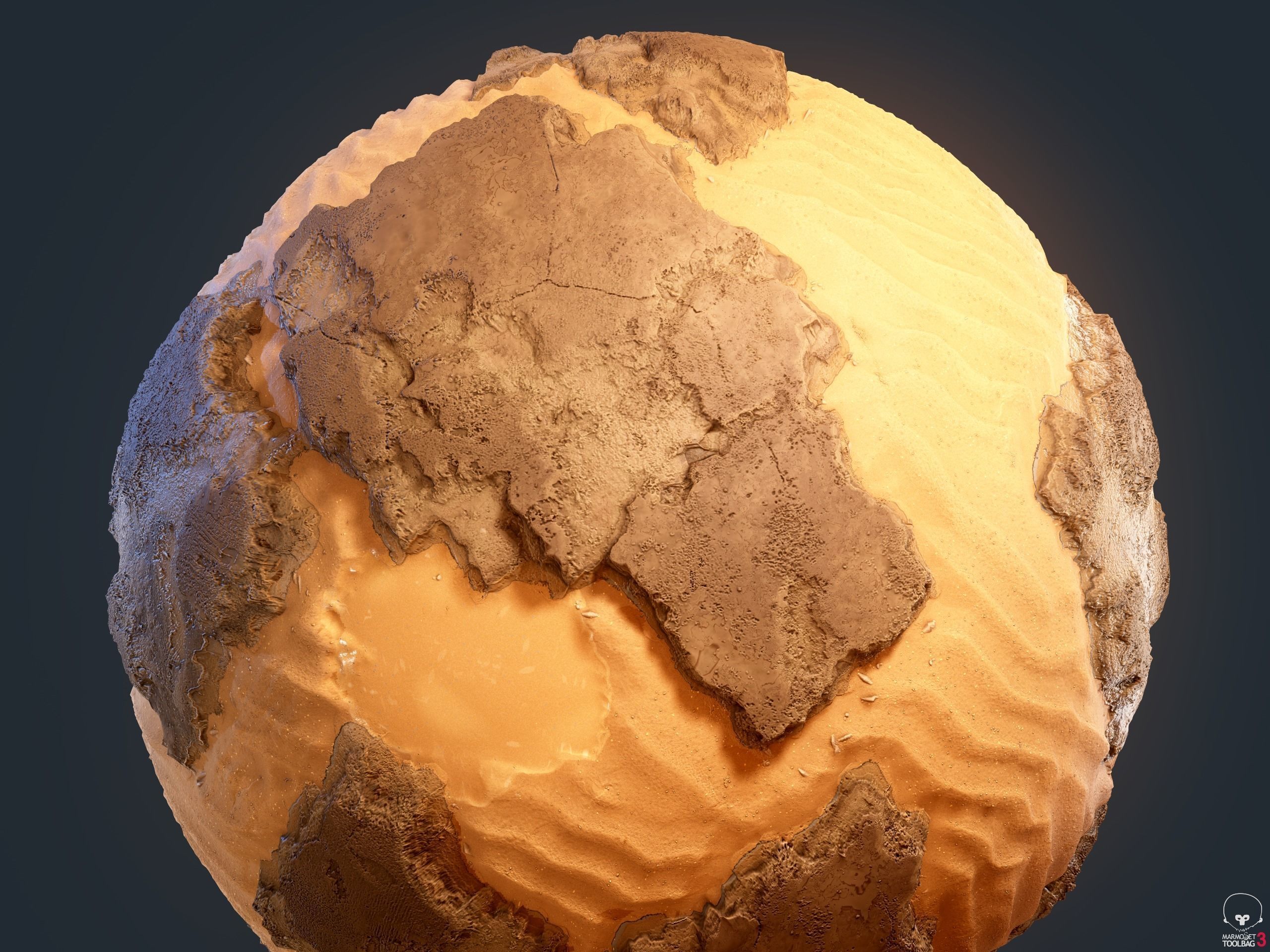 Procedural rocks with sand Texture_5