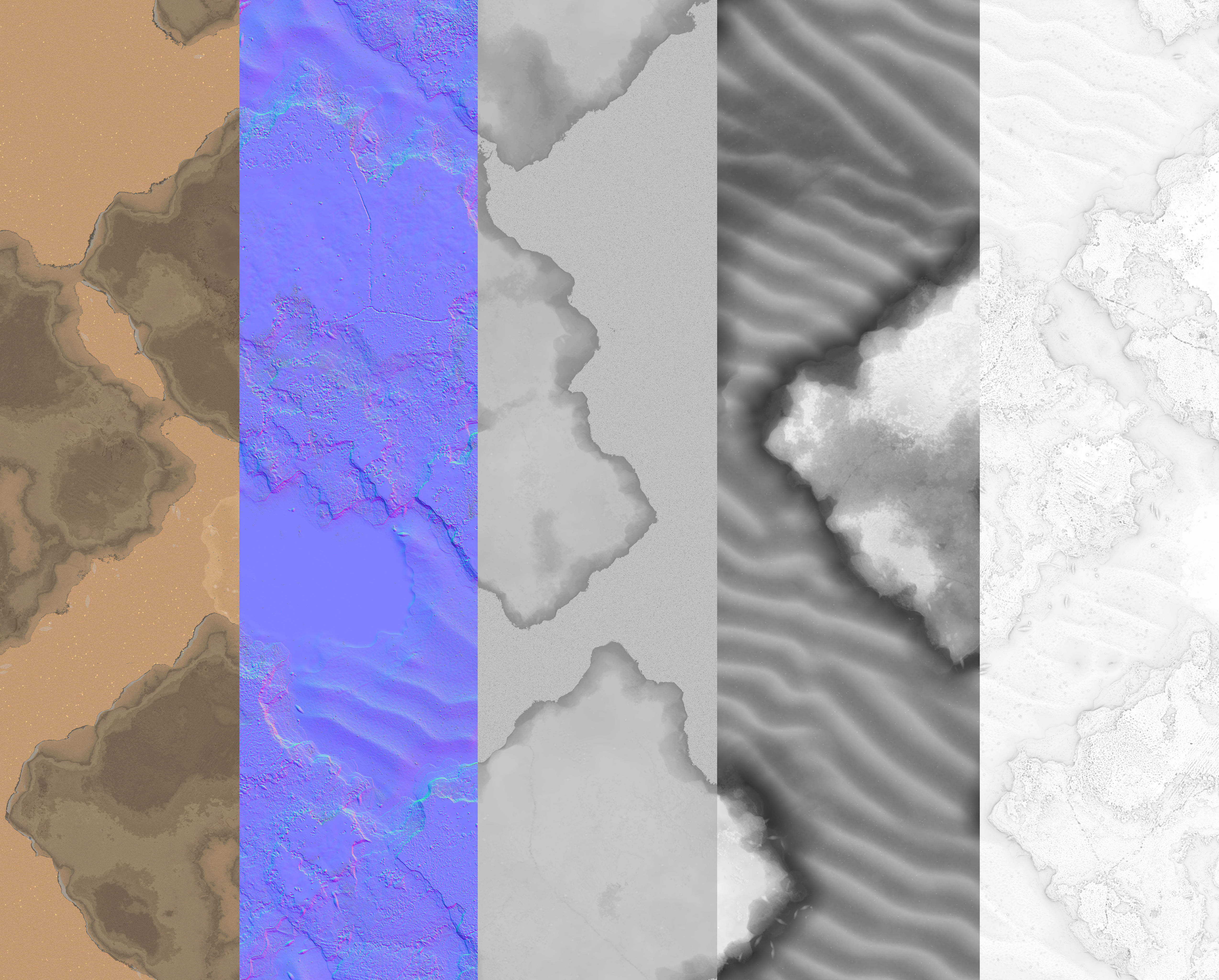 Procedural rocks with sand Texture_12