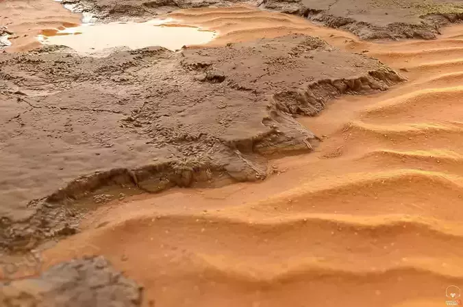 Procedural rocks with sand Texture
