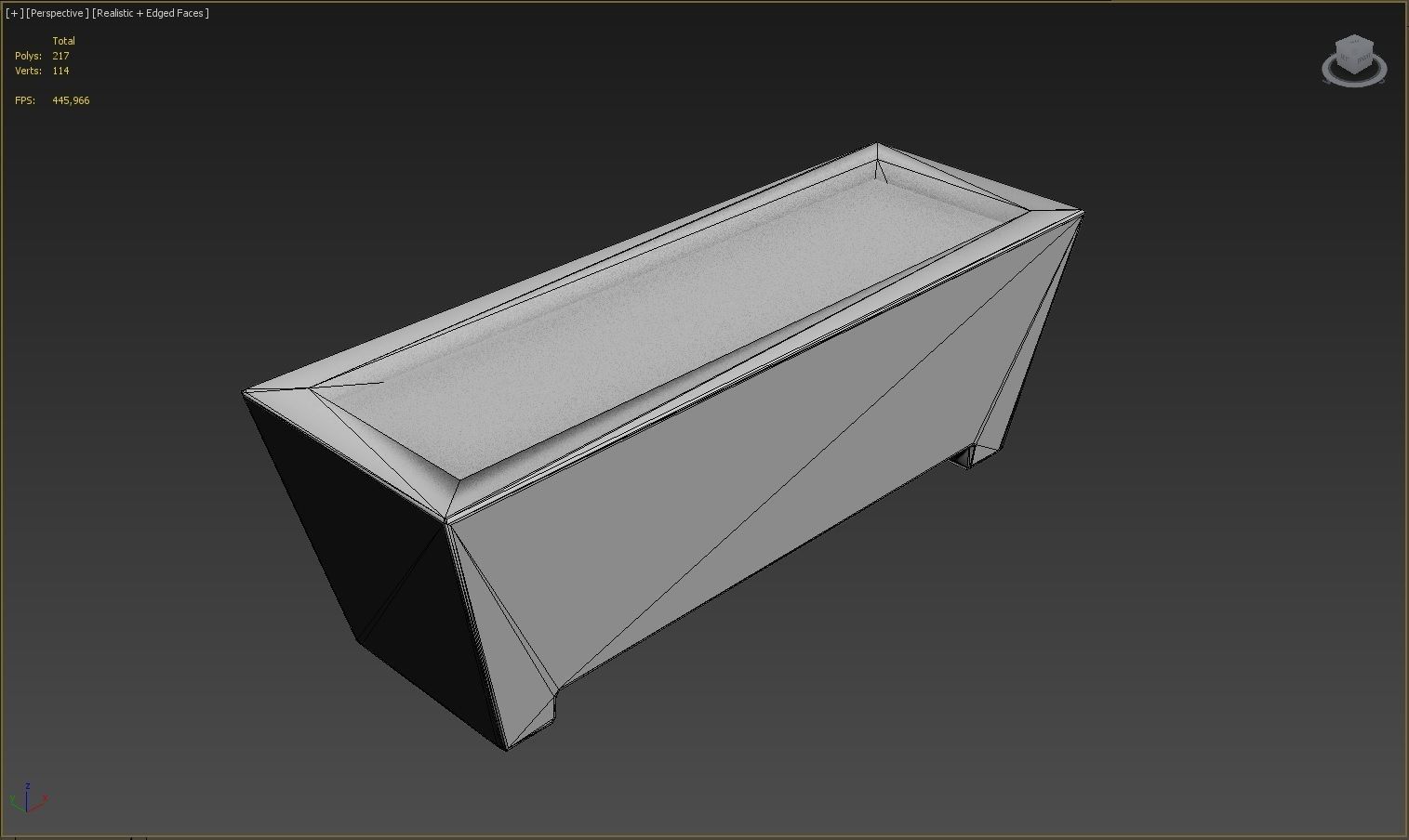 Large Roman Vase Low-poly 3D model_7