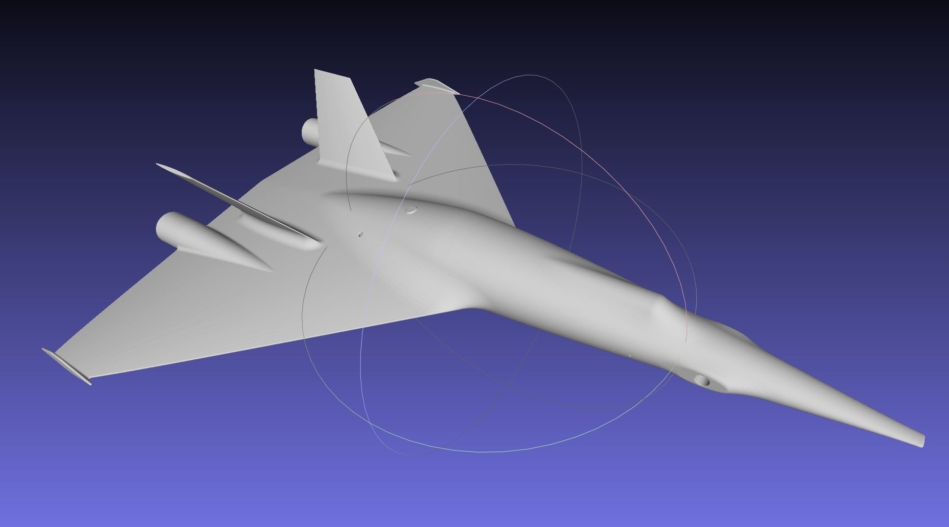 Printable High Speed Drone RC Body 3D print model_25