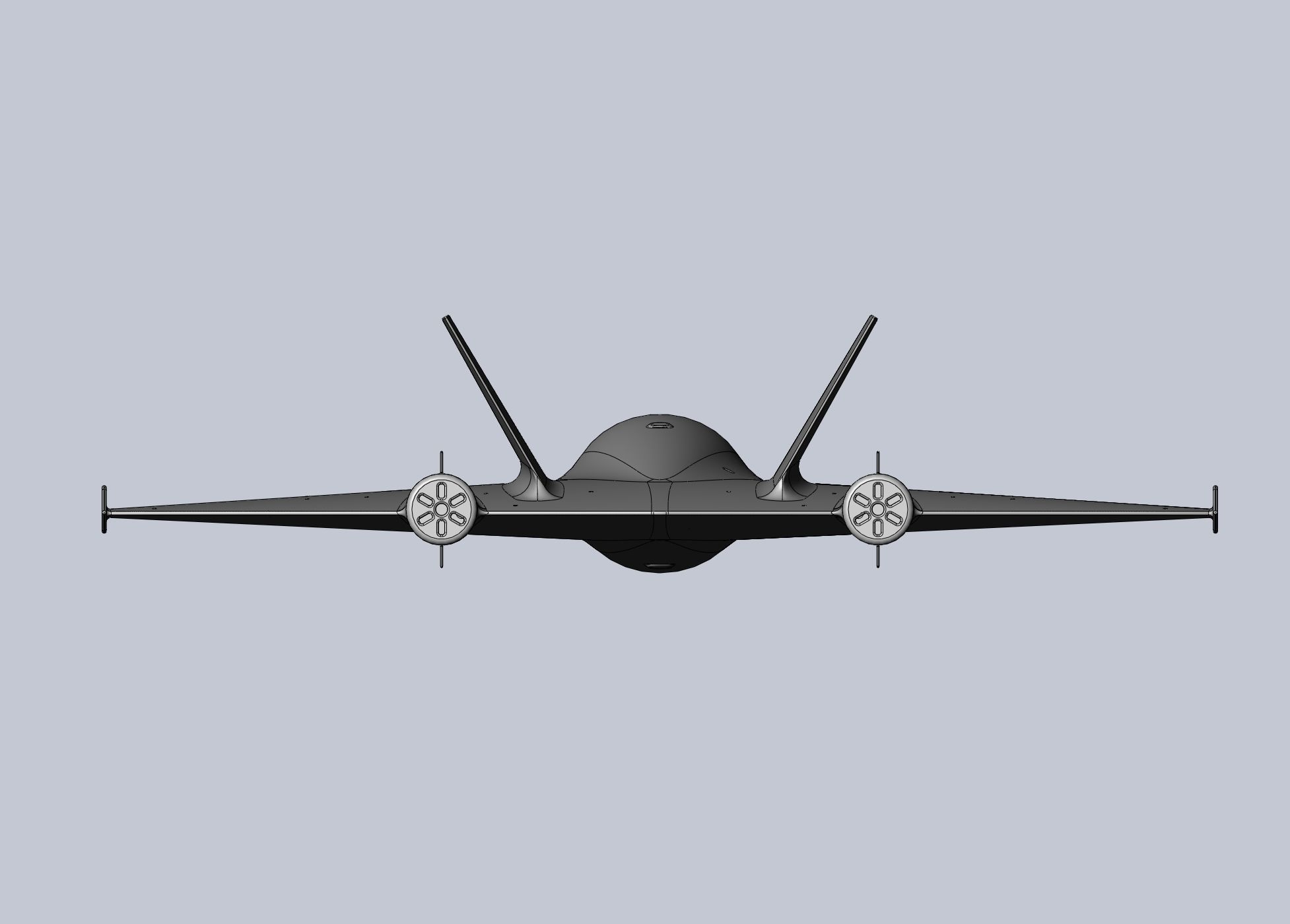 Printable High Speed Drone RC Body 3D print model_15