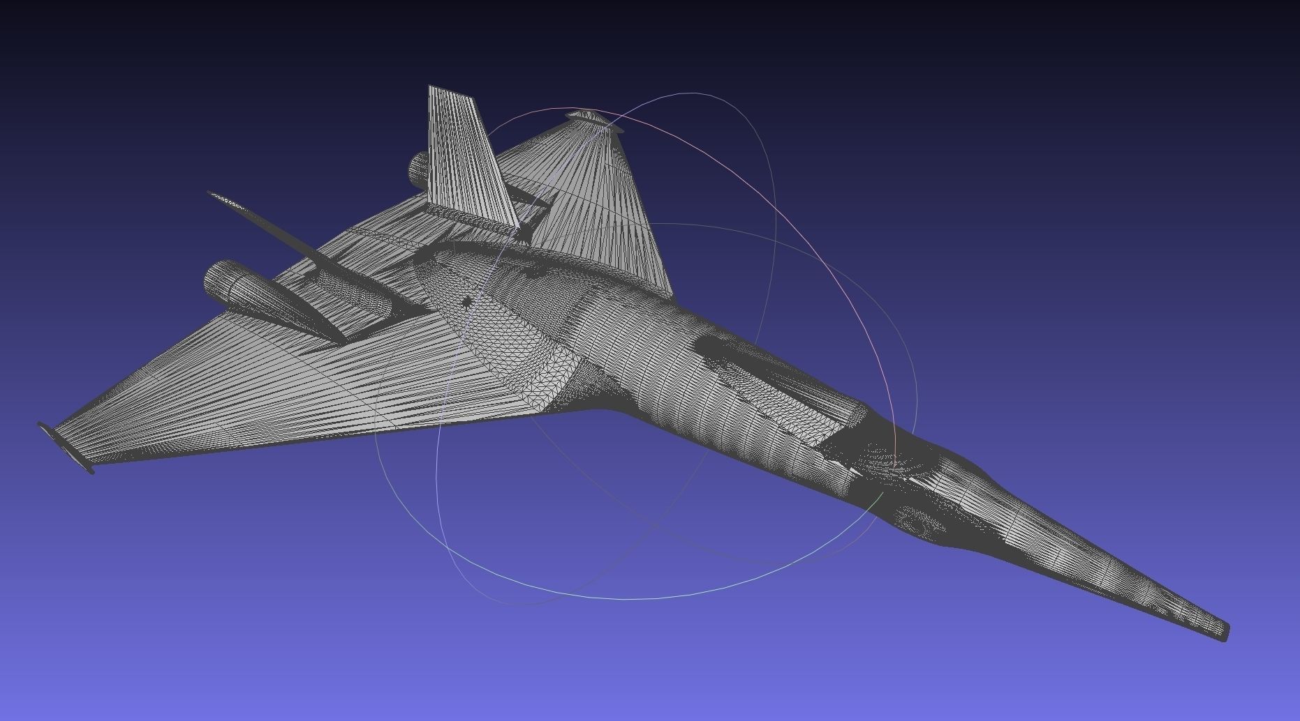 Printable High Speed Drone RC Body 3D print model_26